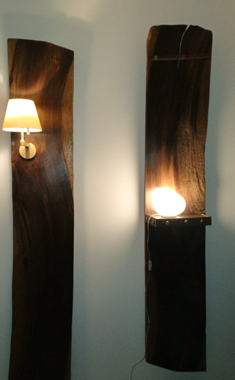 luminaire chêne ancien grand format